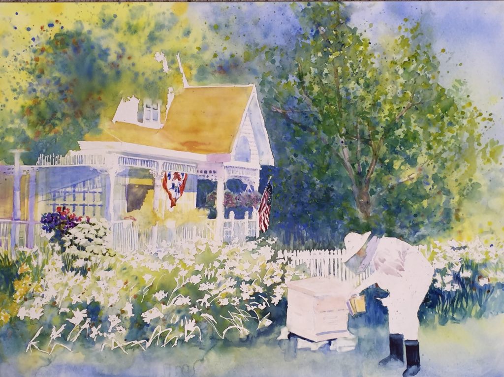 BeeKeeper's Cottage in process- Rebecca Zdybel 