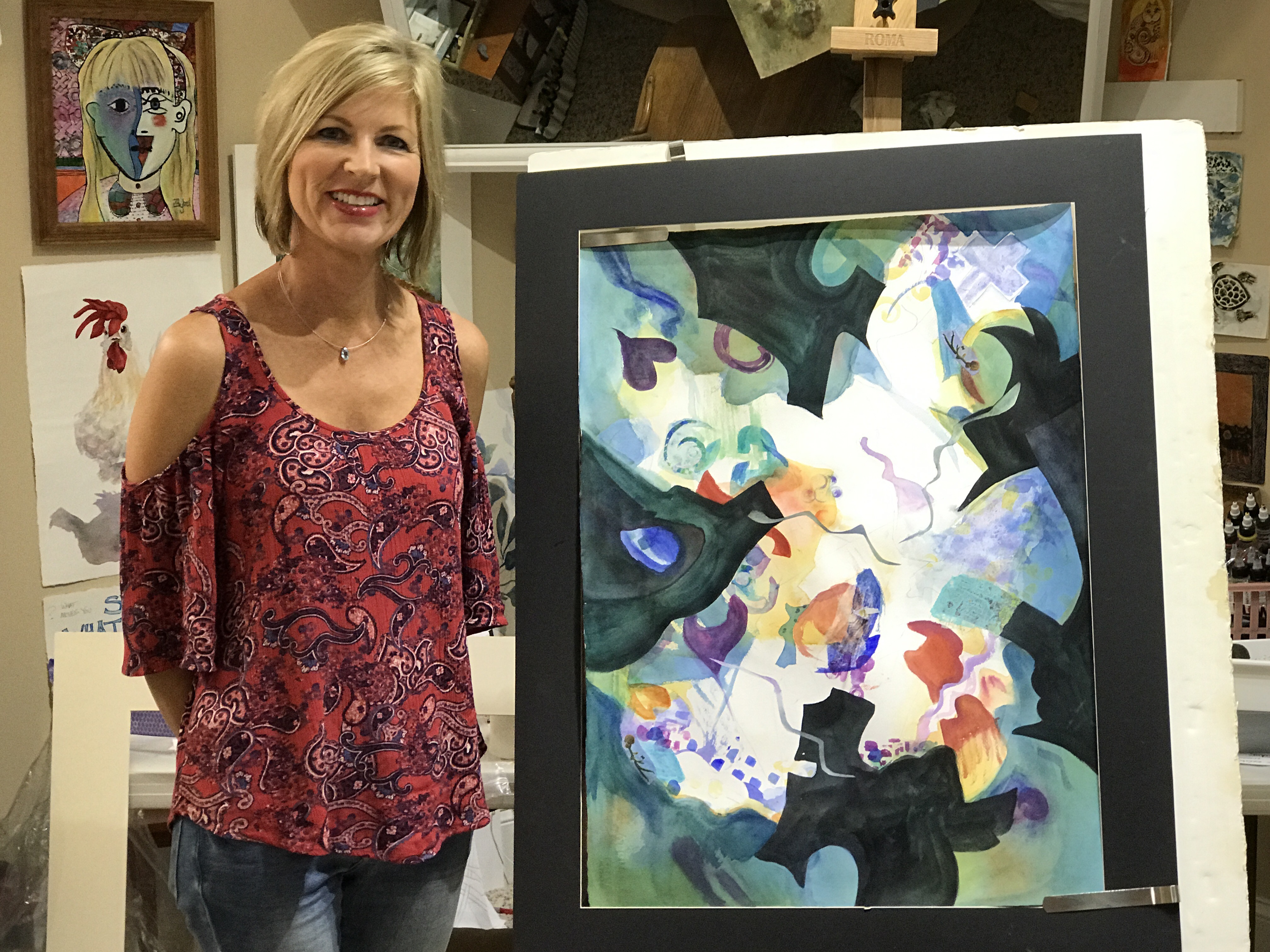 Color Wheel Triad Template  Rebecca Zdybel – Myrtle Beach Artist and Art  Instructor
